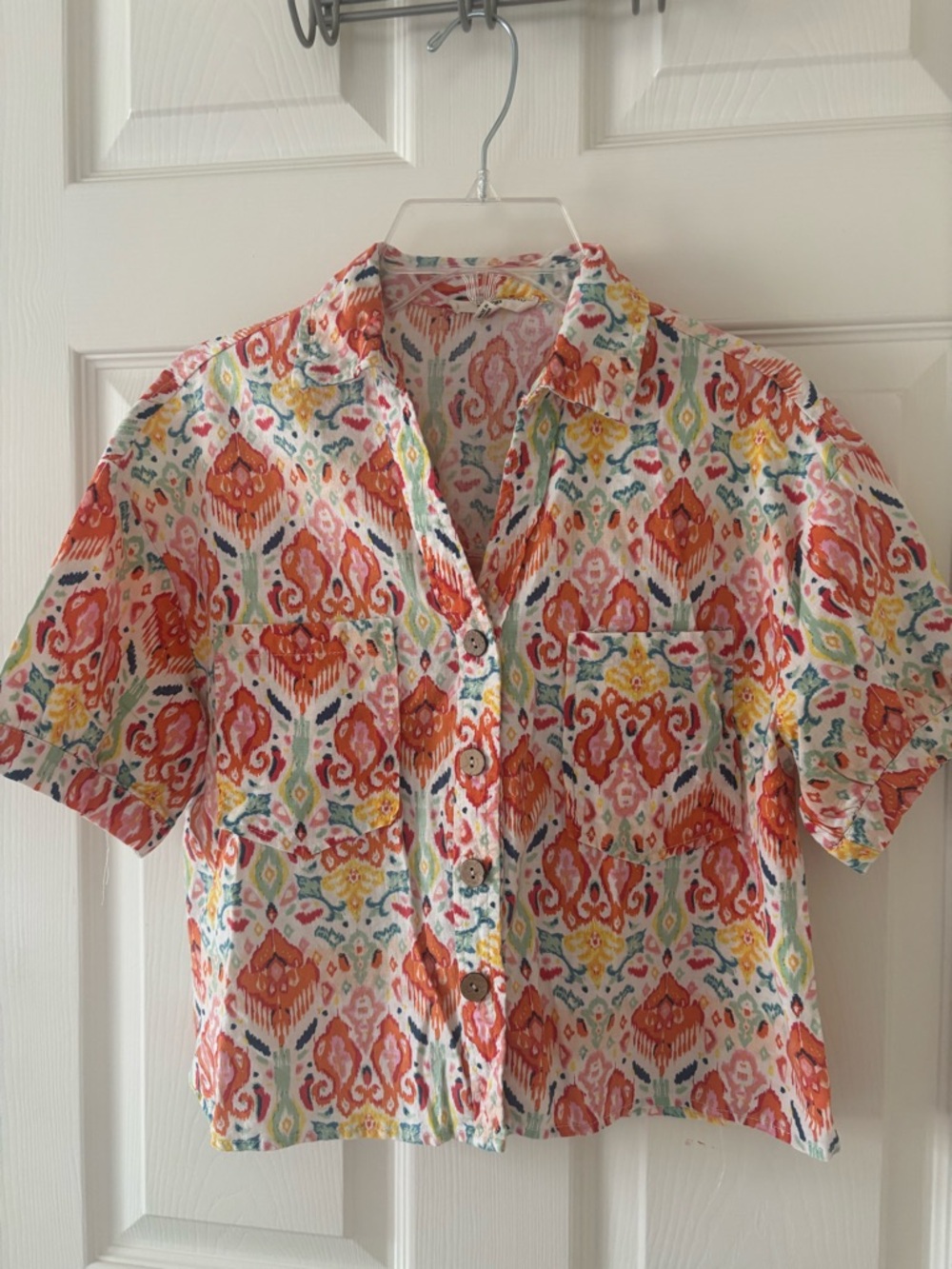 Christian Siriano Multicolor Floral Print Top XS